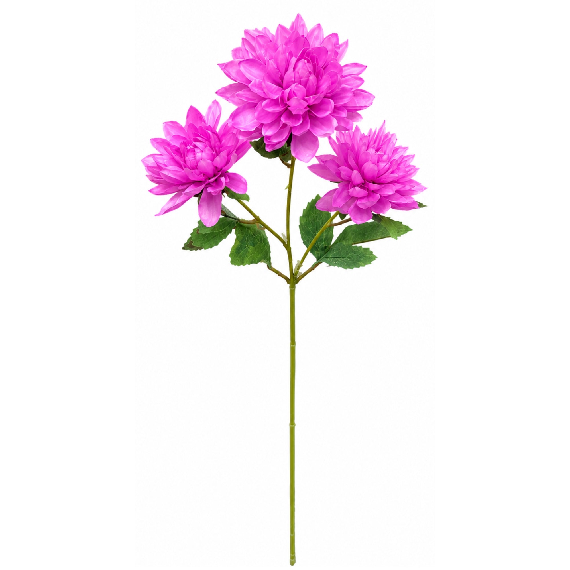 24 Inch Artificial Dahlia Flower Stem for Floral Arrangements