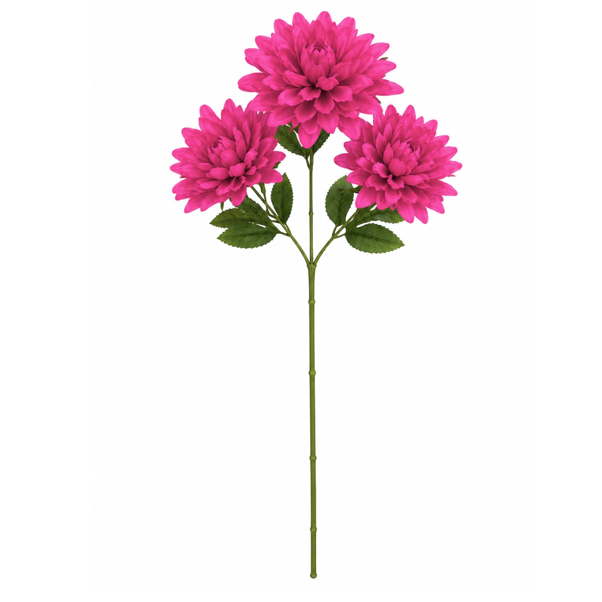 24 Inch Artificial Dahlia Flower Stem for Floral Decor