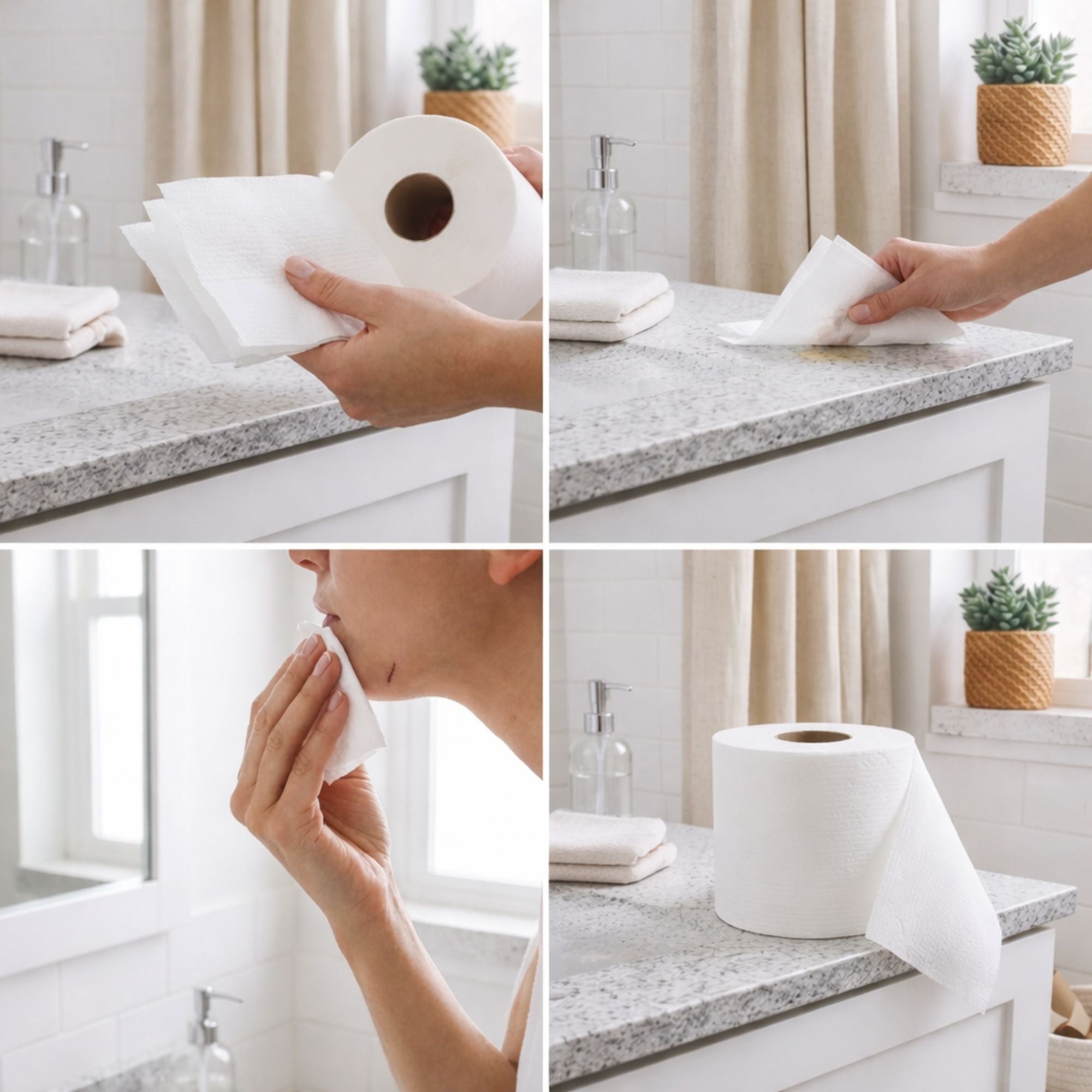 4 Rolls Pack Scott ComfortPlus Regular Toilet Paper lifestyle use image