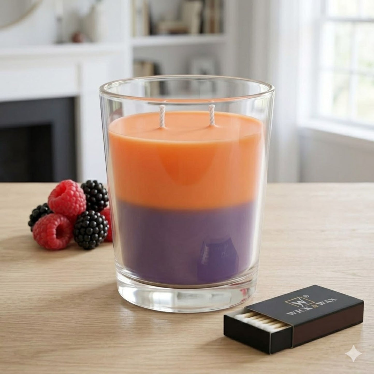 3.5oz Double Scented Sunny Berries and Raspberry Jar Candle Candles product detail image