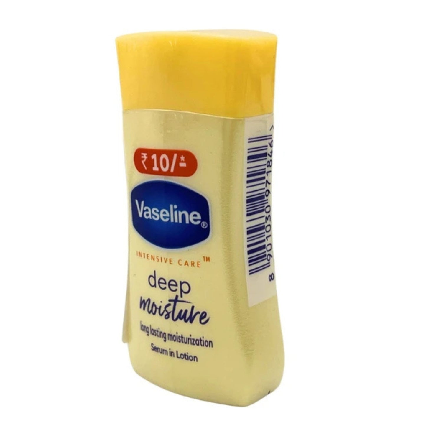 Vaseline deep moisture lotion stick on a white background
