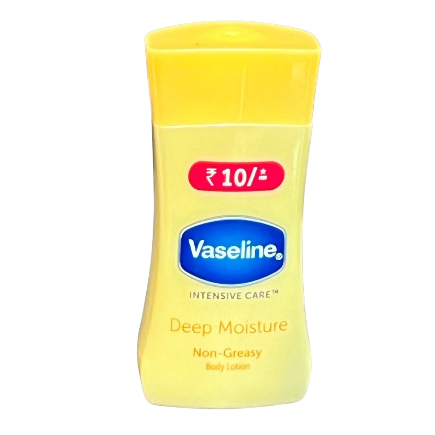 Vaseline Intensive Care Deep Moisture body lotion bottle on a white background