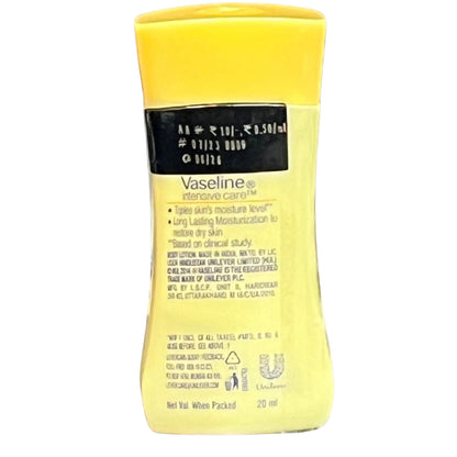 Vaseline Intensive Care bottle on a white background