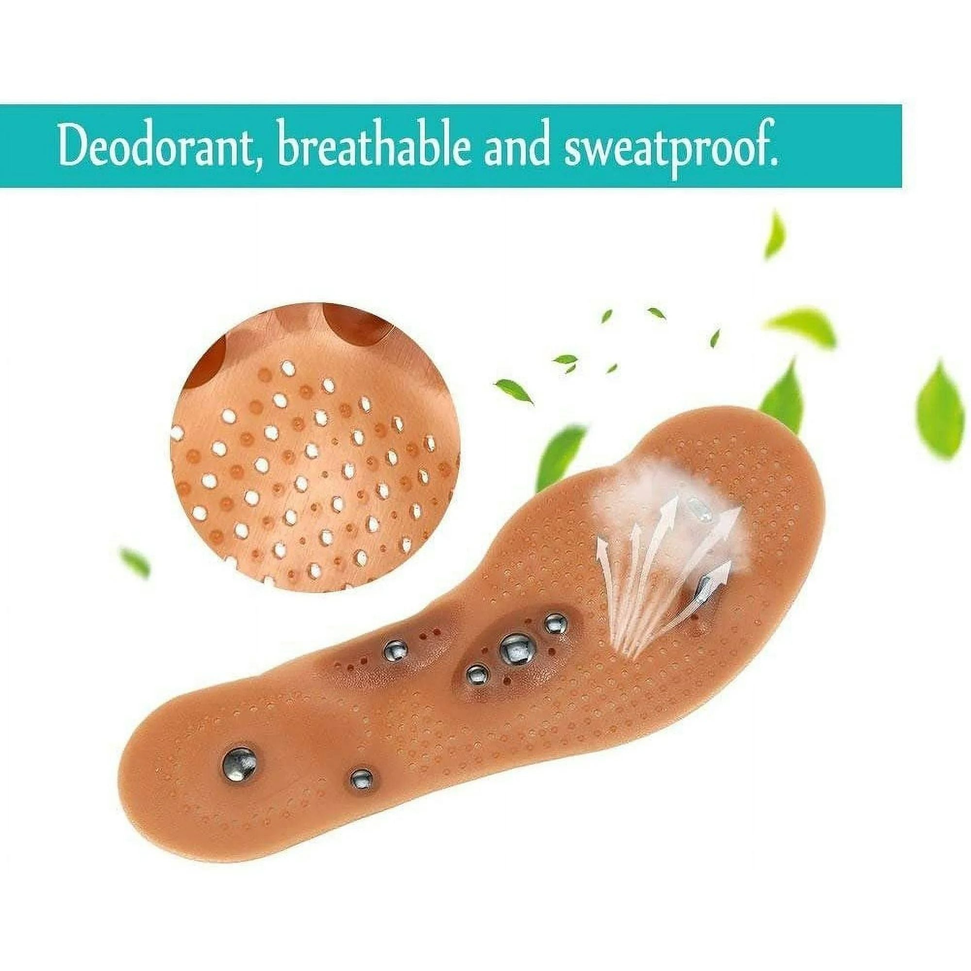 10.5" Magnetic Massage Acupressure Reflexology Foot Therapy Shoe Insoles :1 pair Insoles & Inserts product image 6