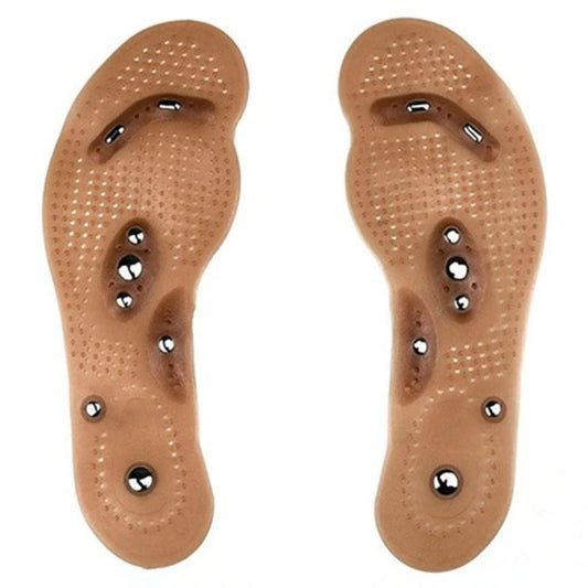 10.5" Magnetic Massage Shoe Insoles – Acupressure Reflexology Foot Therapy:1 pair