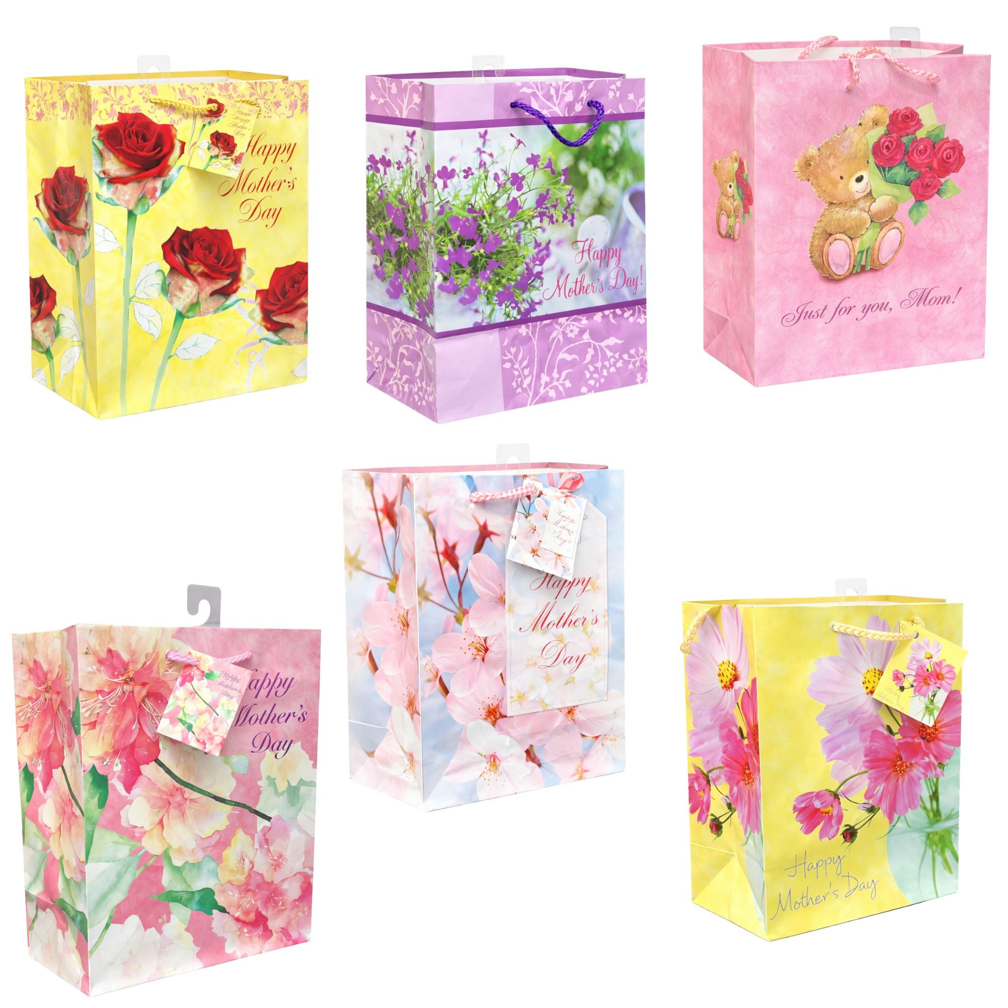 9 x 7.5 x 4 inches Mother’s Day Elegant Paper Gift Bag Gift Bags Mothers Day main product image