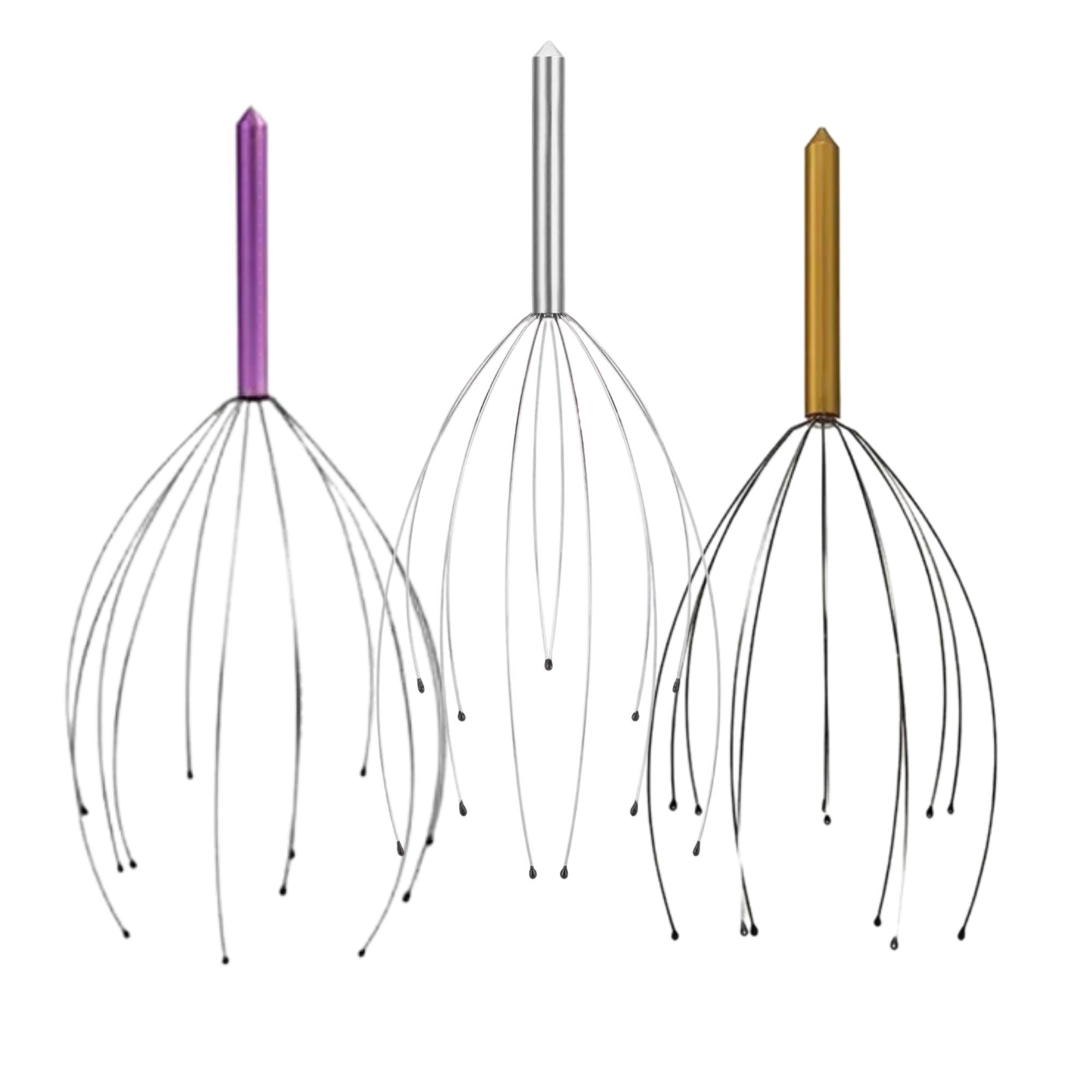 9" Handheld Scalp Massager Tingler, Head Scratcher & Wire Head Massage Tool Hair Massager main product image