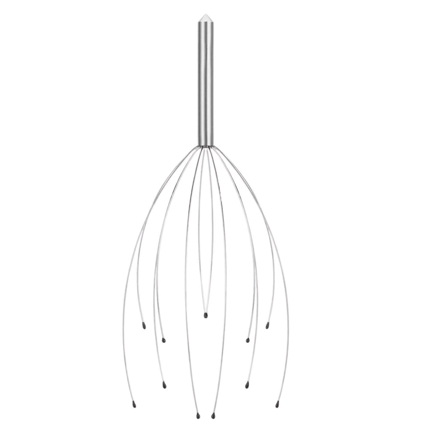 9" Handheld Scalp Massager Tingler – Head Scratcher & Wire Head Massage Tool for Stress Relief"1 Pc