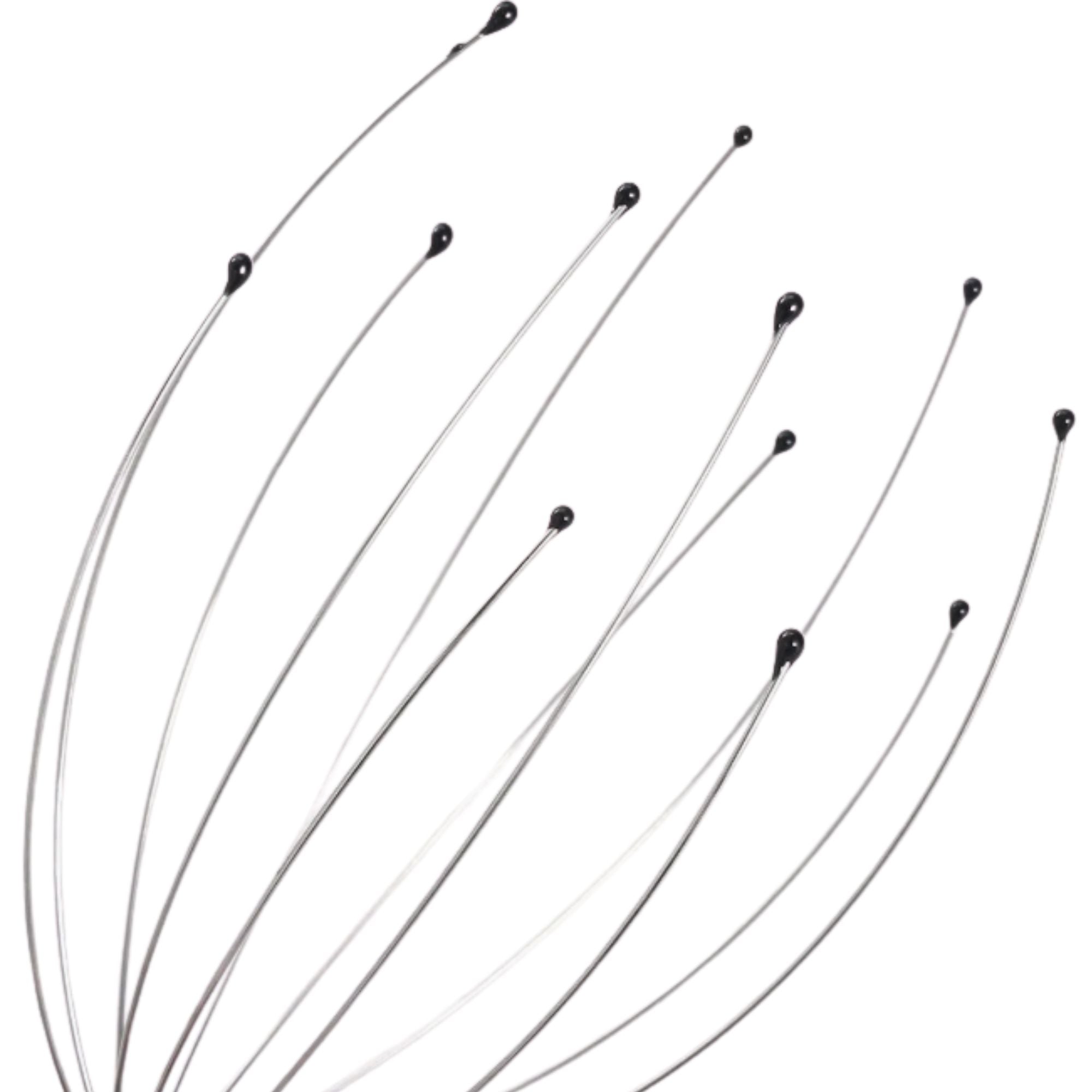 9" Handheld Scalp Massager Tingler, Head Scratcher & Wire Head Massage Tool Hair Massager lifestyle use image
