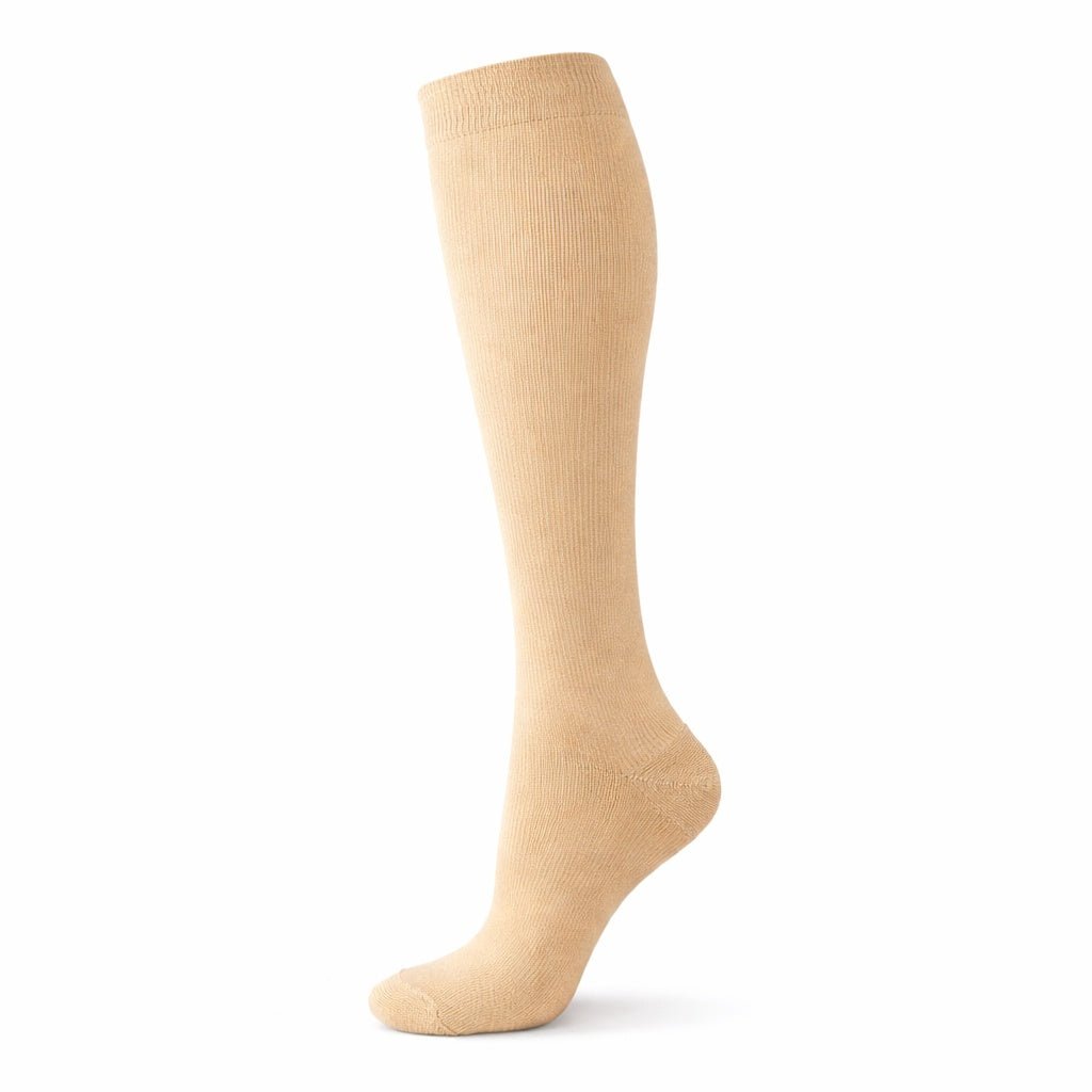 20–30 mmHg Unisex Knee High Compression Socks Skin Beige main product image