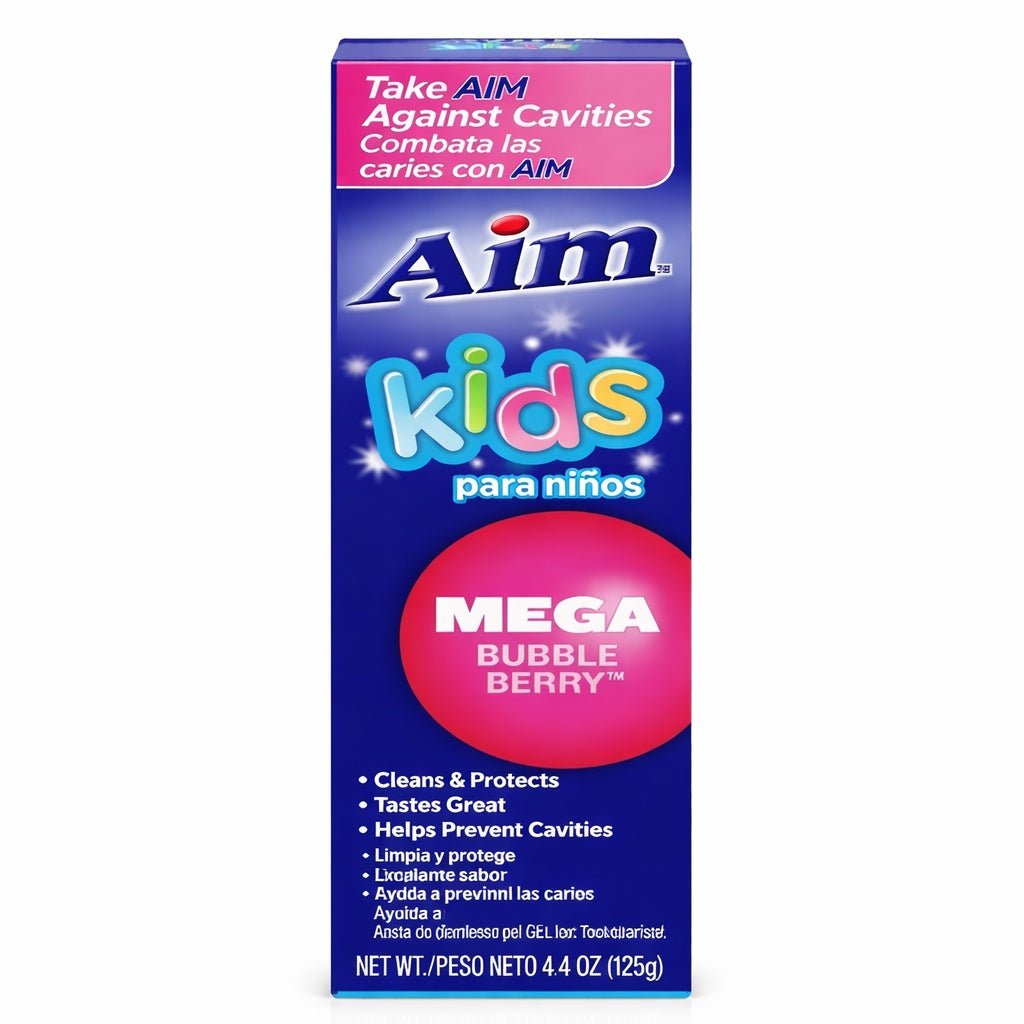 Aim Kids Mega Bubble Berry Anticavity Fluoride Gel Toothpaste 4.4 Ounce Kids Toothpaste main product image