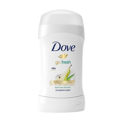 2.6 oz Dove Go Fresh Pear & Aloe Vera Antiperspirant Stick - 48H Protection