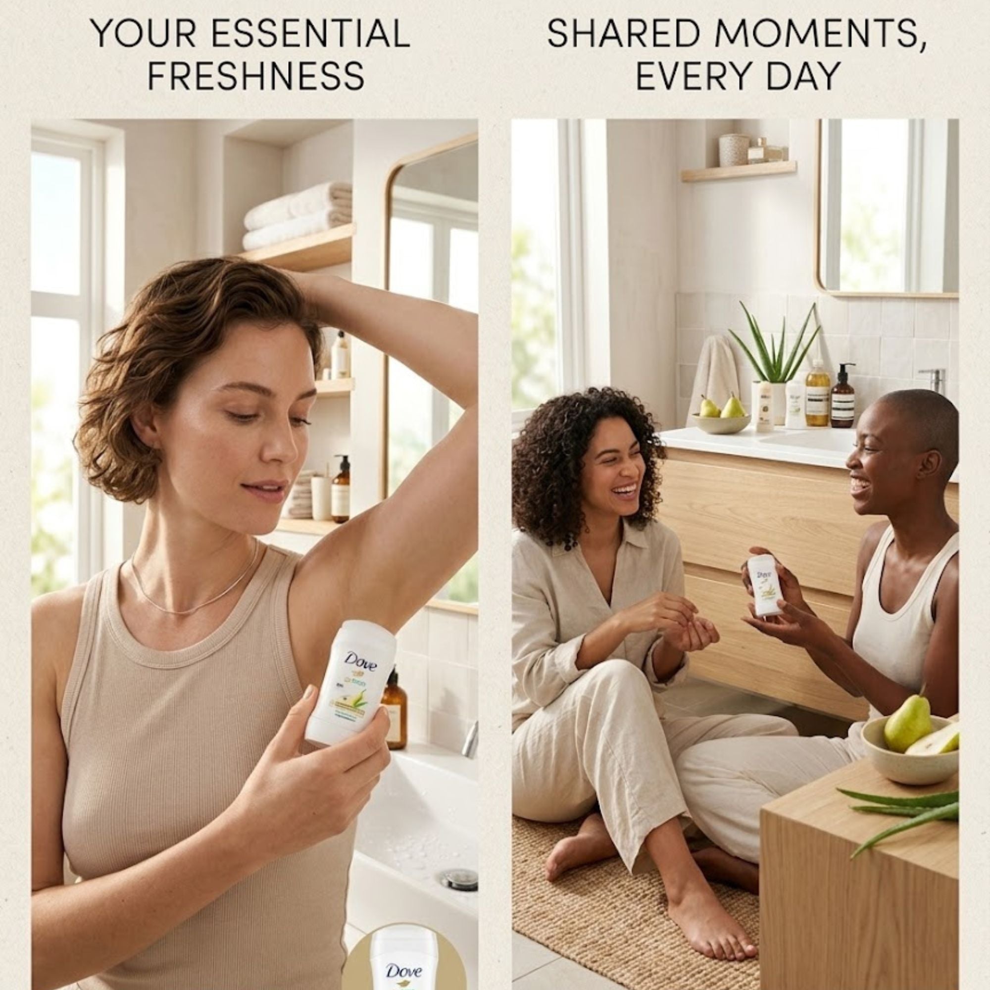 2.6 oz Dove Go Fresh Pear & Aloe Vera Antiperspirant Stick size and feature image