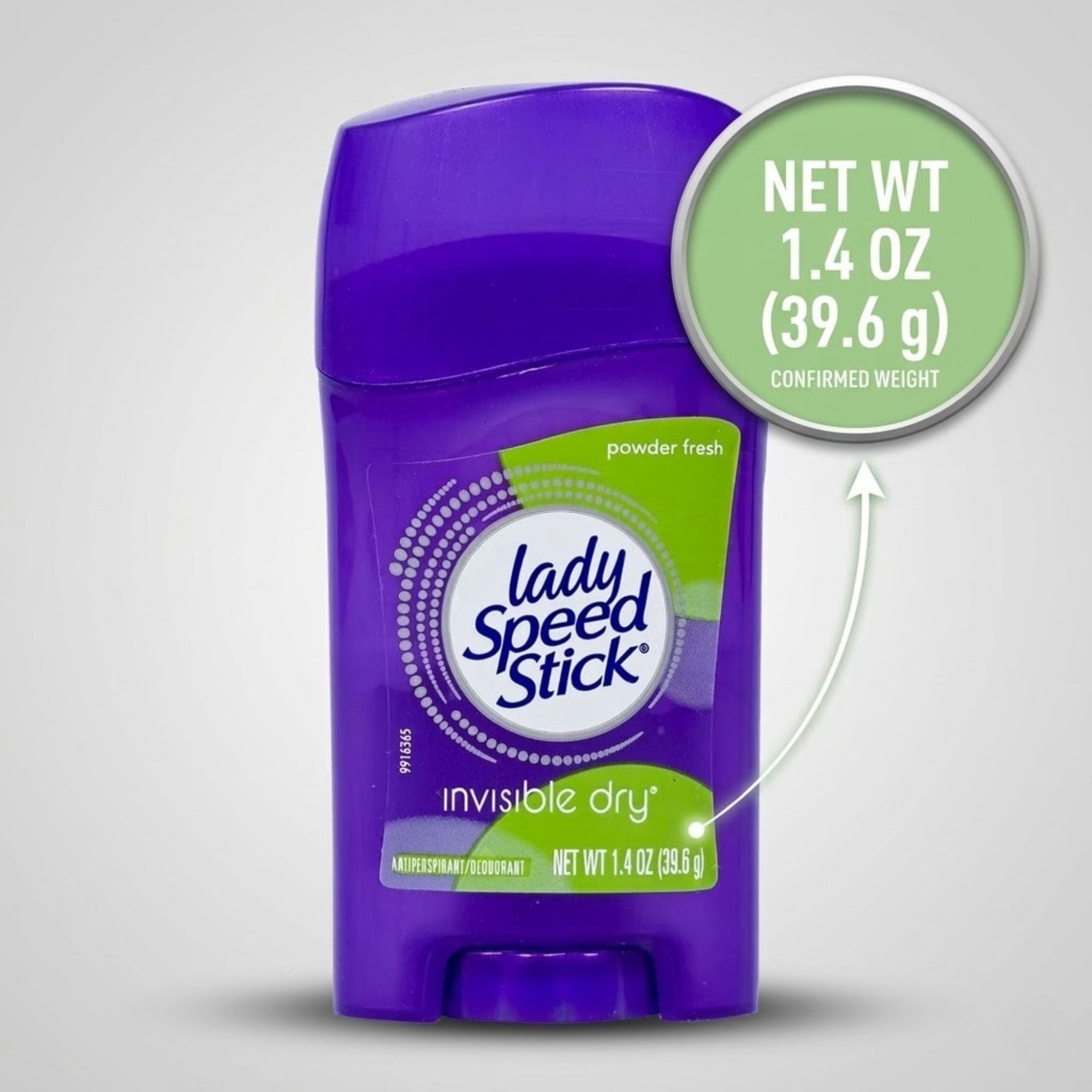 1.4 oz Lady Speed Stick Powder Fresh Deodorant Antiperspirant Stick size and feature image