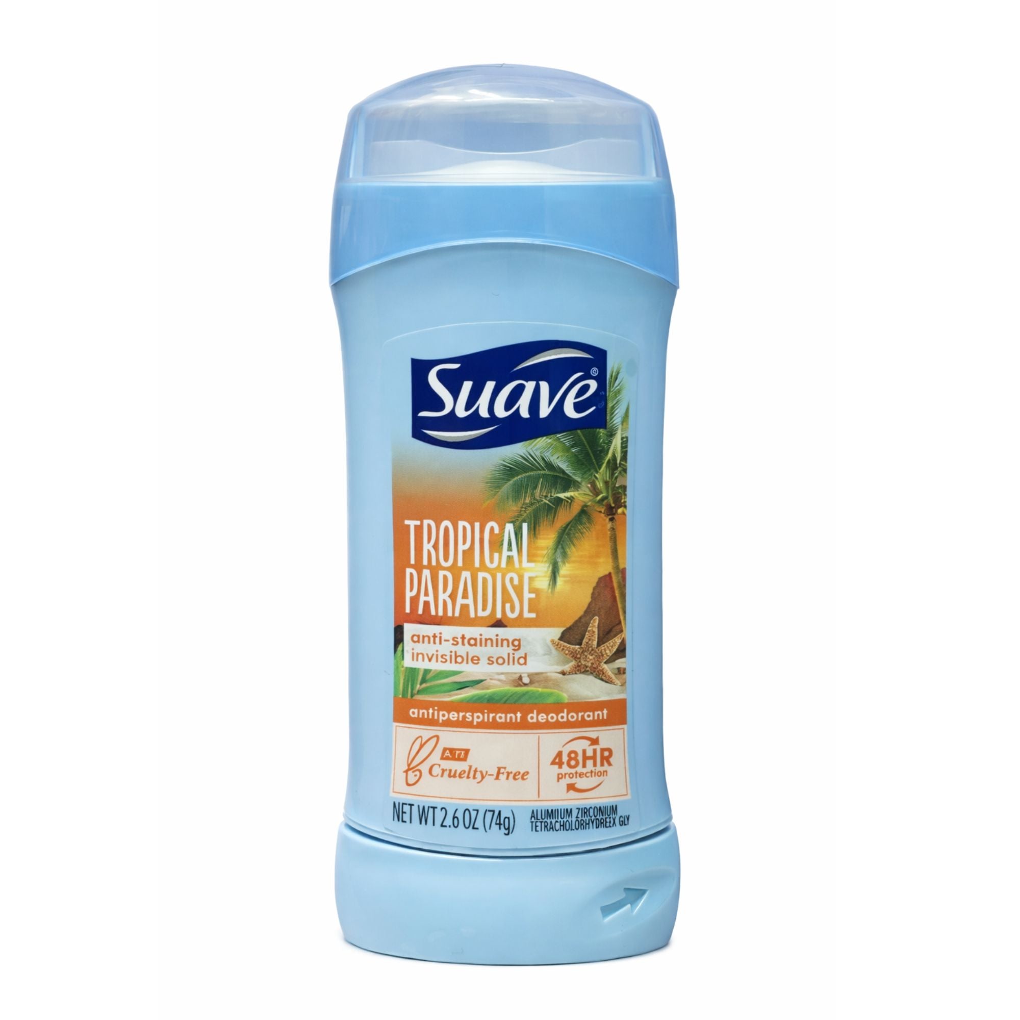 2.4 oz Suave Tropical Paradise Antiperspirant Deodorant Stick Anti Perspirant main product image