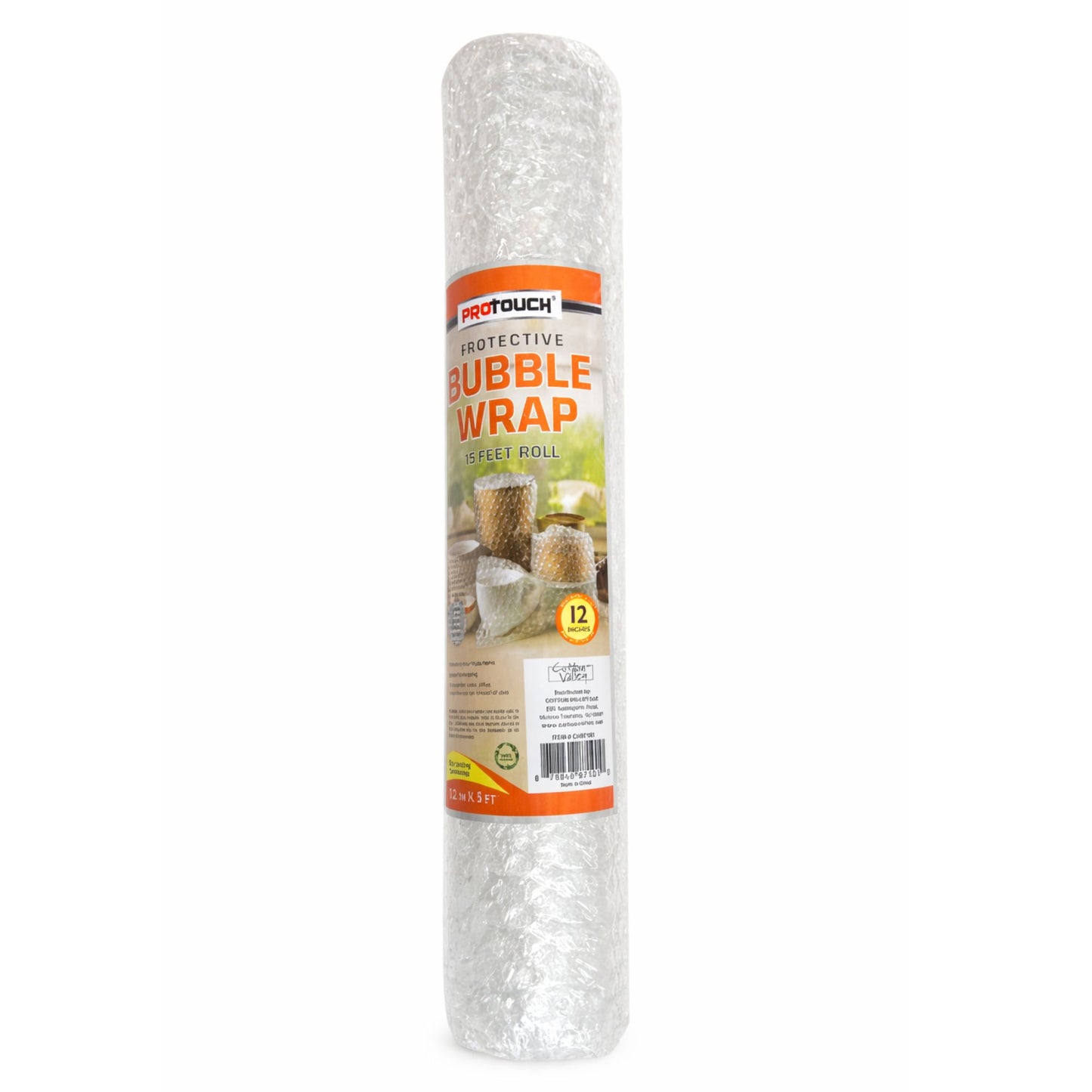 12 in x 5 ft Cushioning Packaging Protective Bubble Wrap Roll main product image