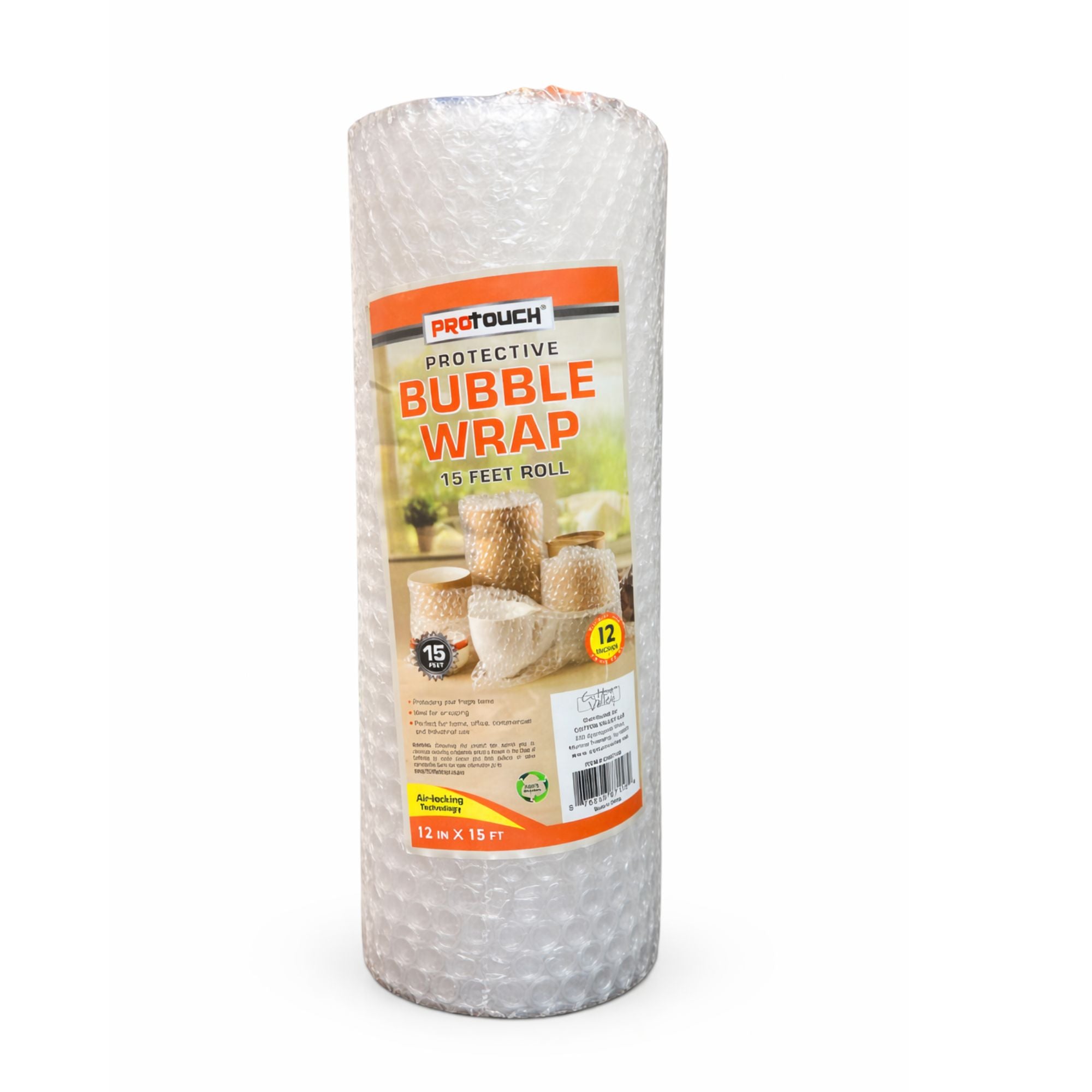 2 in x 15 ft Cushioning Packaging Protective Bubble Wrap Roll main product image