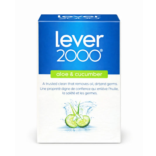 3.75 oz Lever 2000 Aloe & Cucumber Refreshing Bar Soap Bath Soap main product image