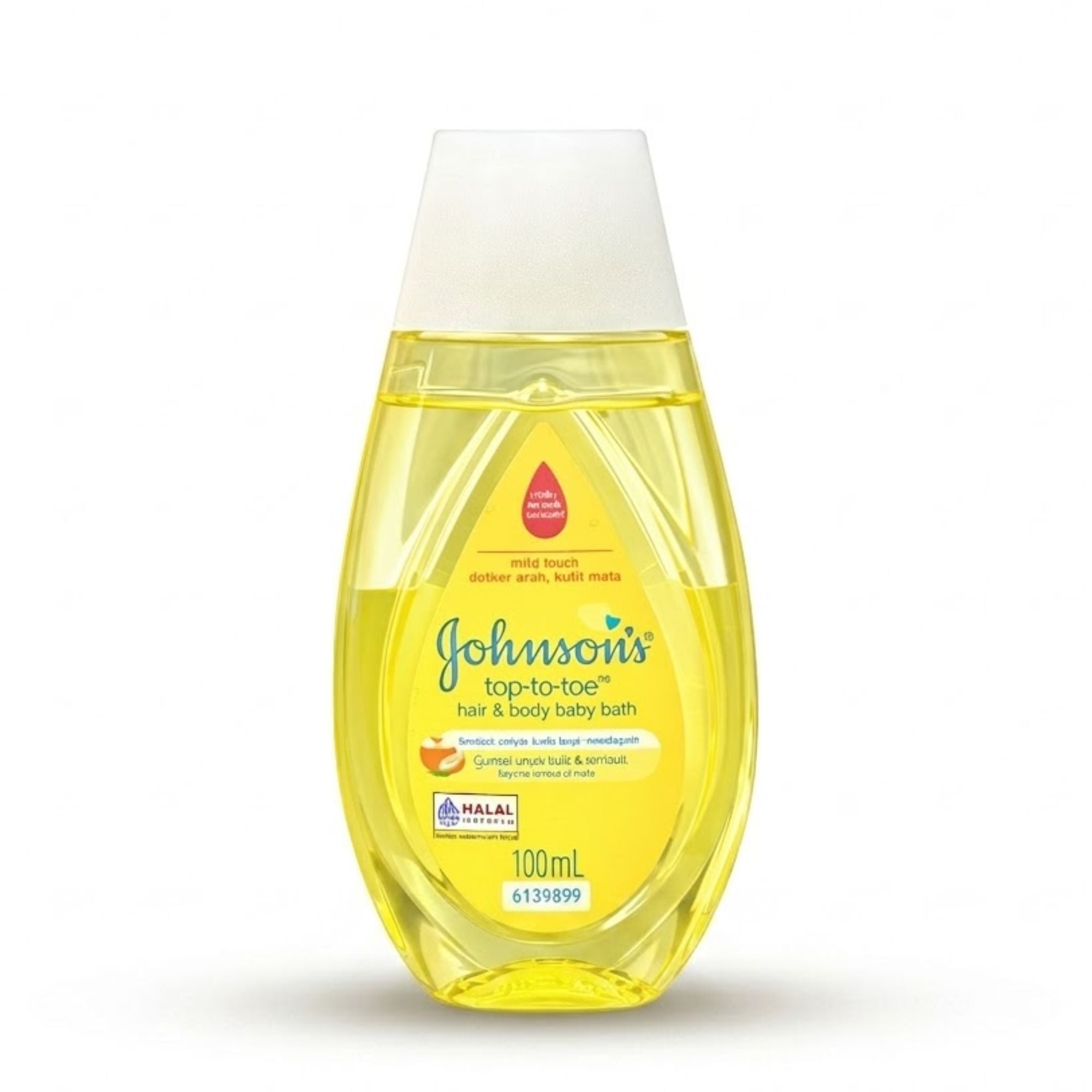 100mL Johnson’s Baby Head To Toe 2 in 1 Gentle Wash & Shampoo Baby Oil main product image