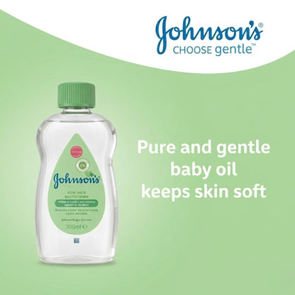 Johnson's Baby Oil with Aloe Vera Soft Skin 300mL