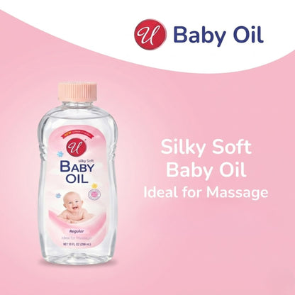 10oz Silky Soft Baby Oil for Smooth & Hydrated Skin