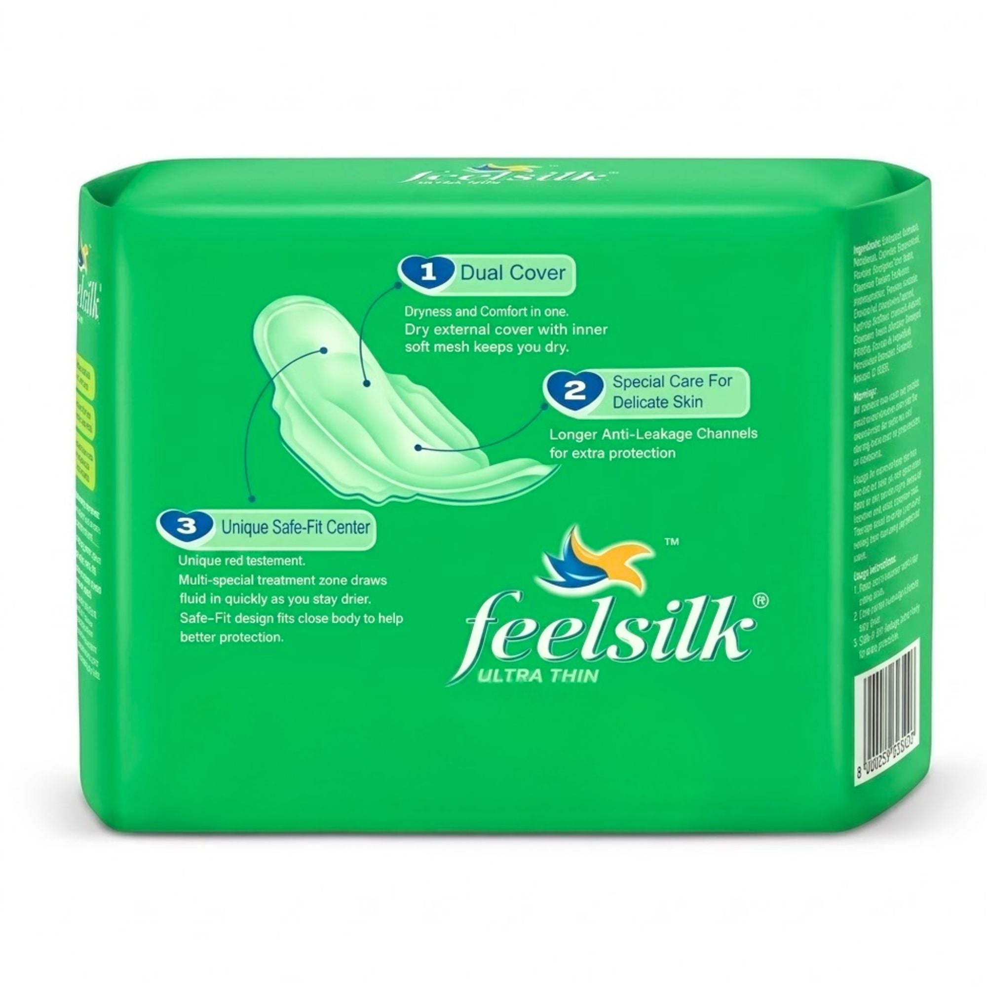 18 Count Feelsilk Ultra Thin Pads with Flexi Wings for Women product image 5