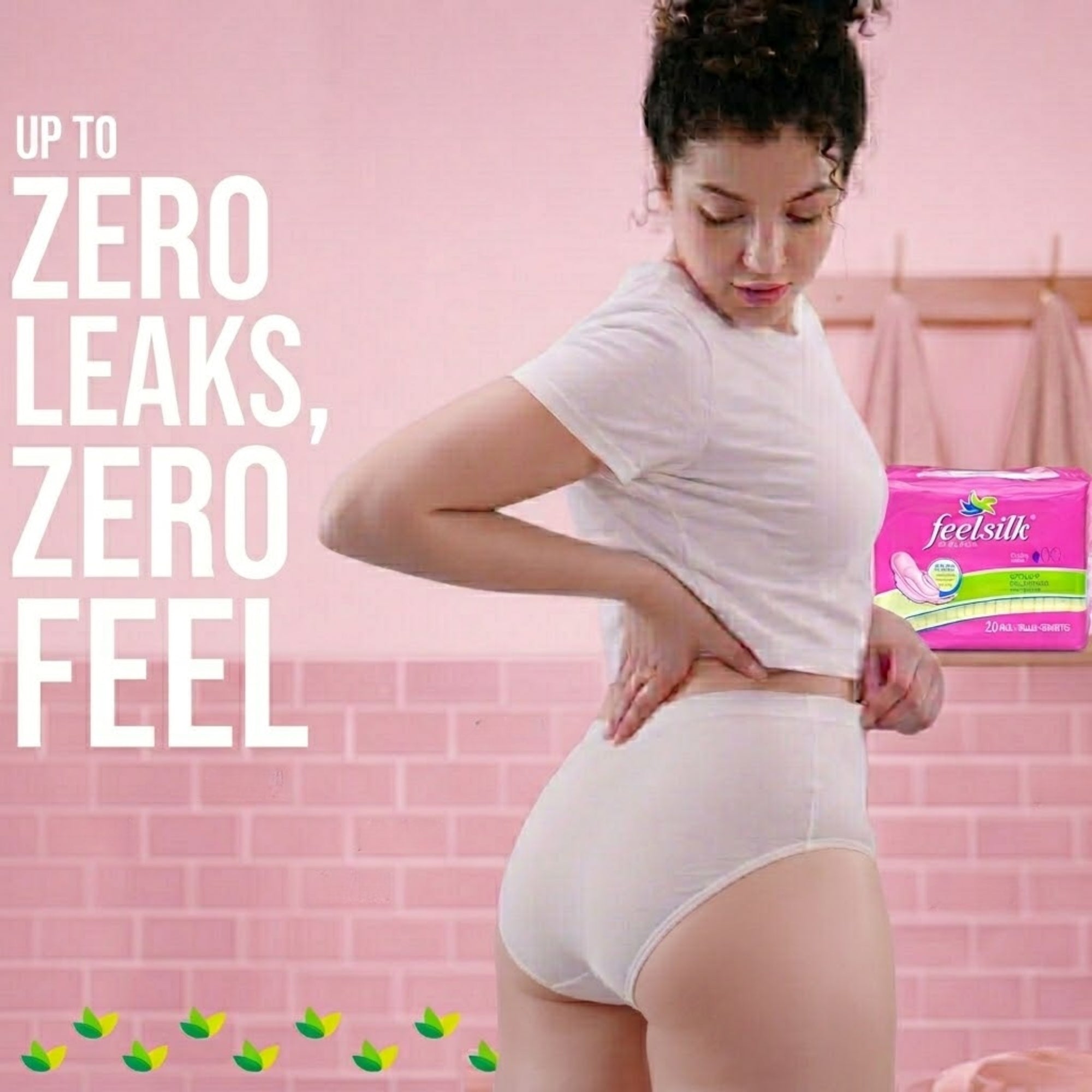 20 Count Feelsilk Ultra Thin Regular Sanitary Pads Hygiene lifestyle use image