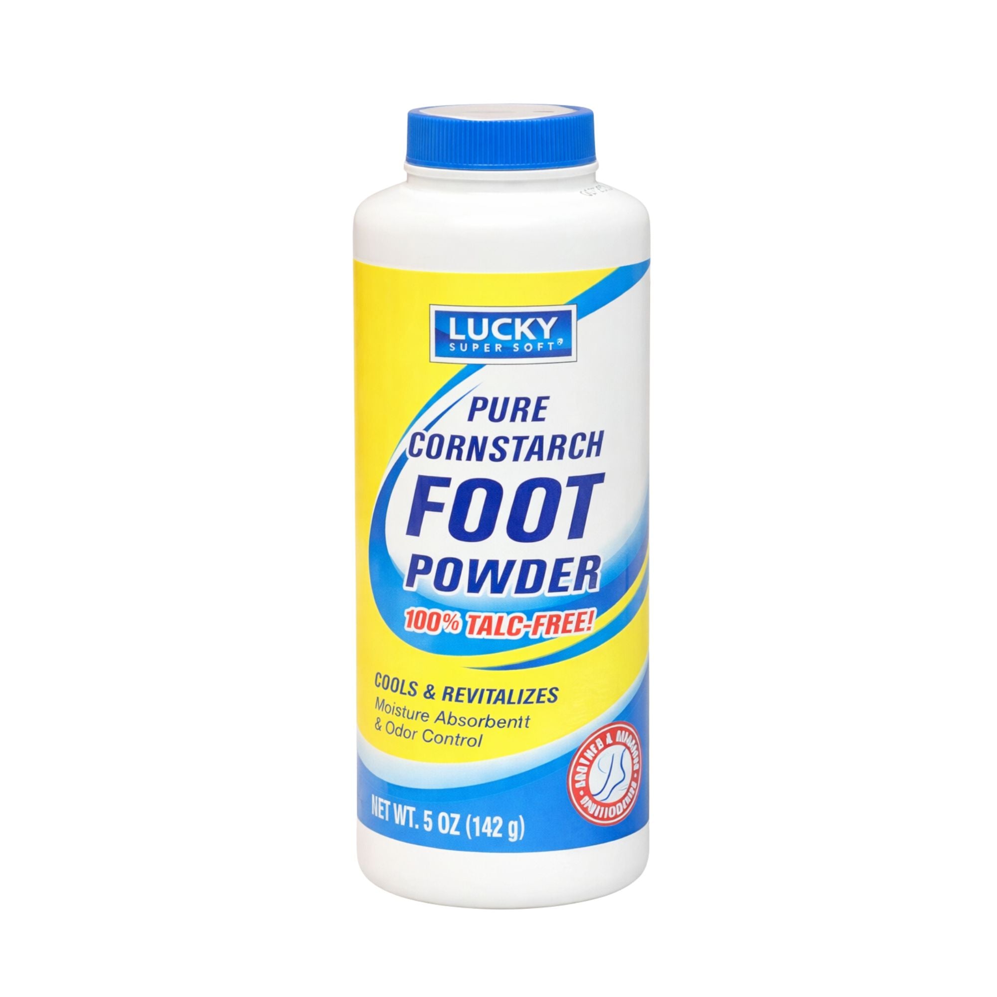 5oz Pure Cornstarch Foot Powder Talc Free Moisture Odor Control Cooling Foot Care Foot Care main product image