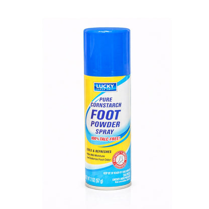 2 oz Lucky Foot Powder Spray – Talc Free Cornstarch Formula Foot Care main product image