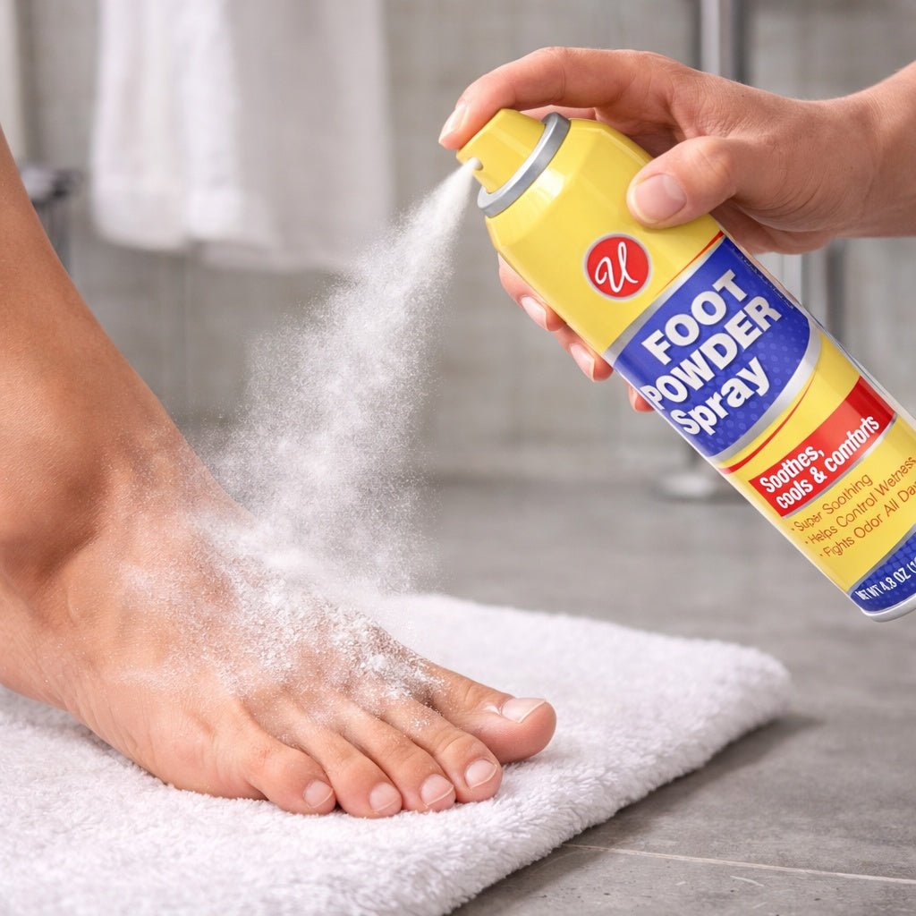 4.8 oz Foot Powder Spray – Cooling & Odor Control Foot Care size and feature image
