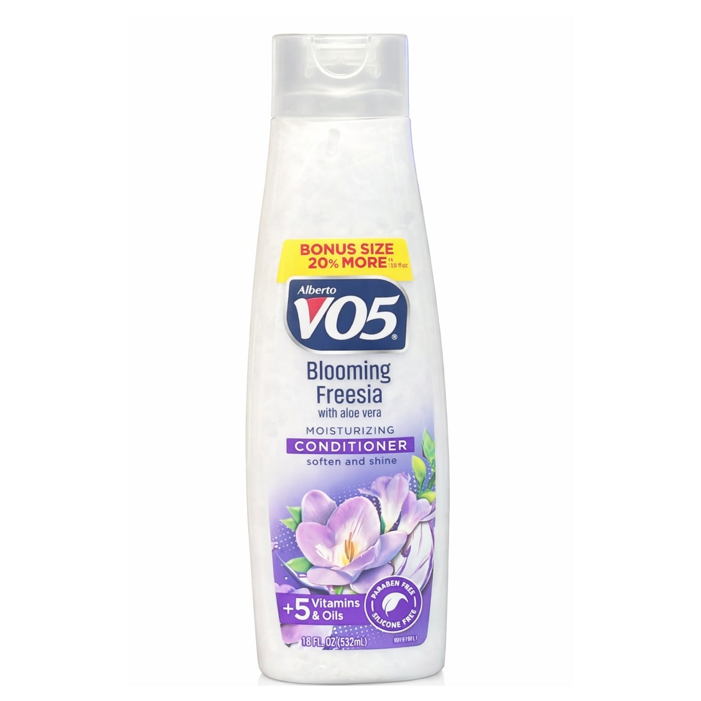 18 oz Alberto VO5 Blooming Freesia Moisturizing Conditioner Shampoo main product image