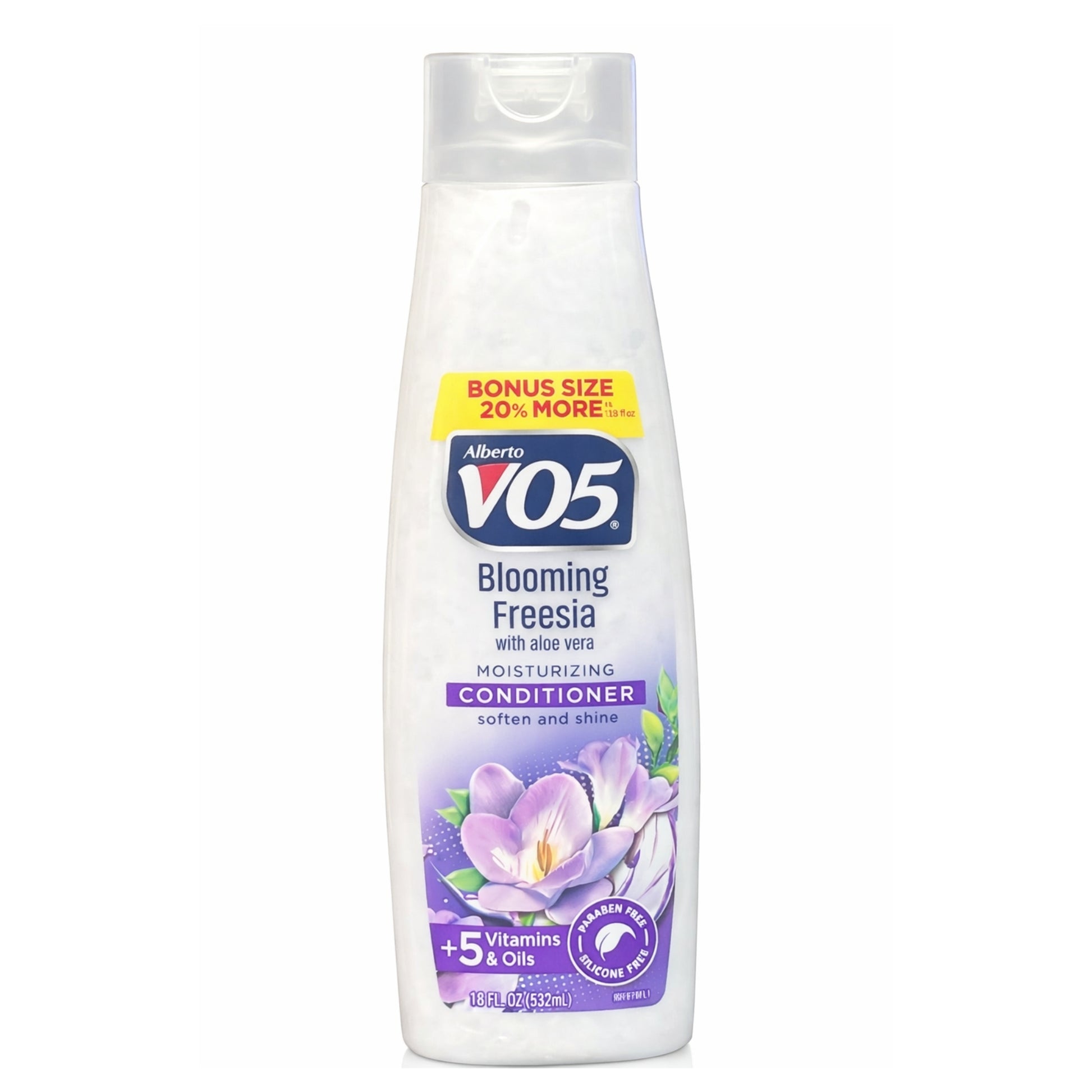 18 oz Alberto VO5 Blooming Freesia Moisturizing Conditioner Shampoo main product image