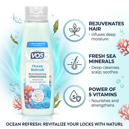 Alberto VO5 15 oz Ocean Refresh Rejuvenating Hair Conditioner