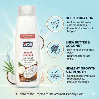 VO5 Alberto 15 oz Island Coconut Hydrating Hair Conditioner