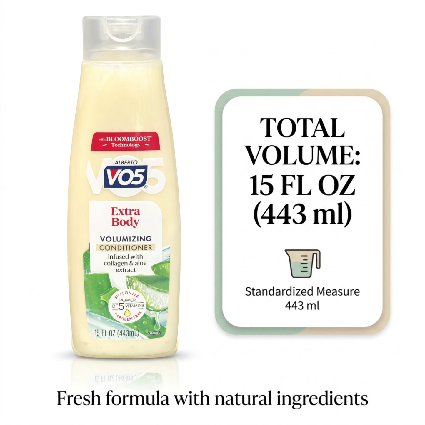 15 oz Alberto VO5 Extra Body Volumizing Conditioner Shampoo product detail image