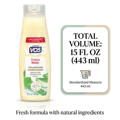 15 oz Alberto VO5 Extra Body Volumizing Conditioner Shampoo product detail image