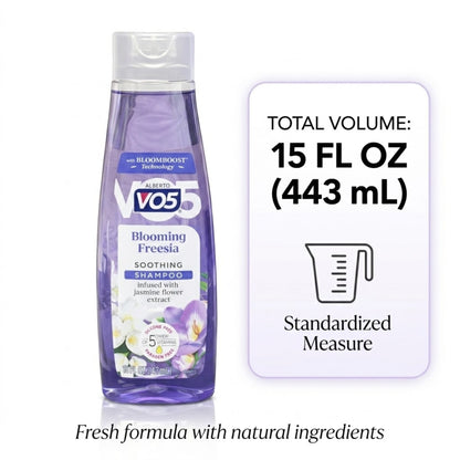 15 oz Alberto VO5 Blooming Freesia Shampoo Soothing Formula