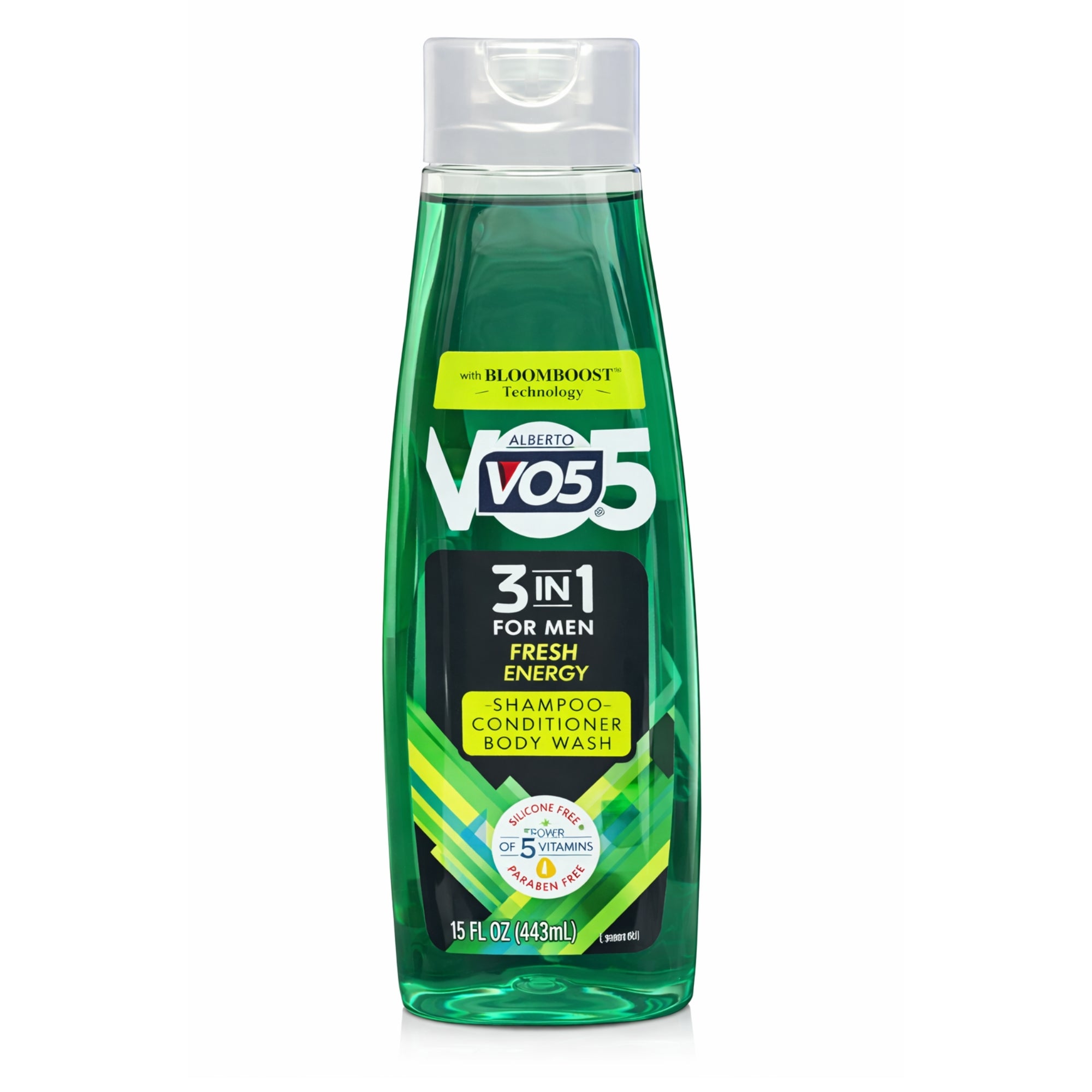 15 oz Alberto VO5 Men 3 in 1 Fresh Energy Shampoo & Body Wash main product image