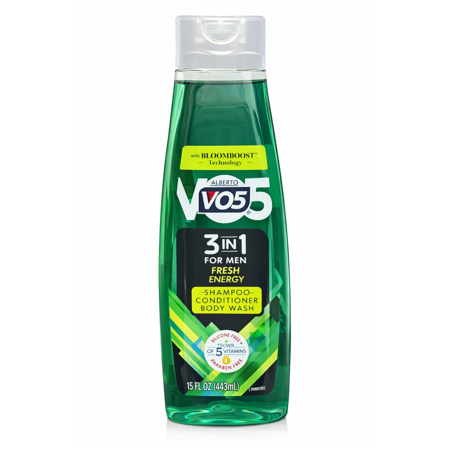 15 oz Alberto VO5 Men 3 in 1 Fresh Energy Shampoo & Body Wash main product image