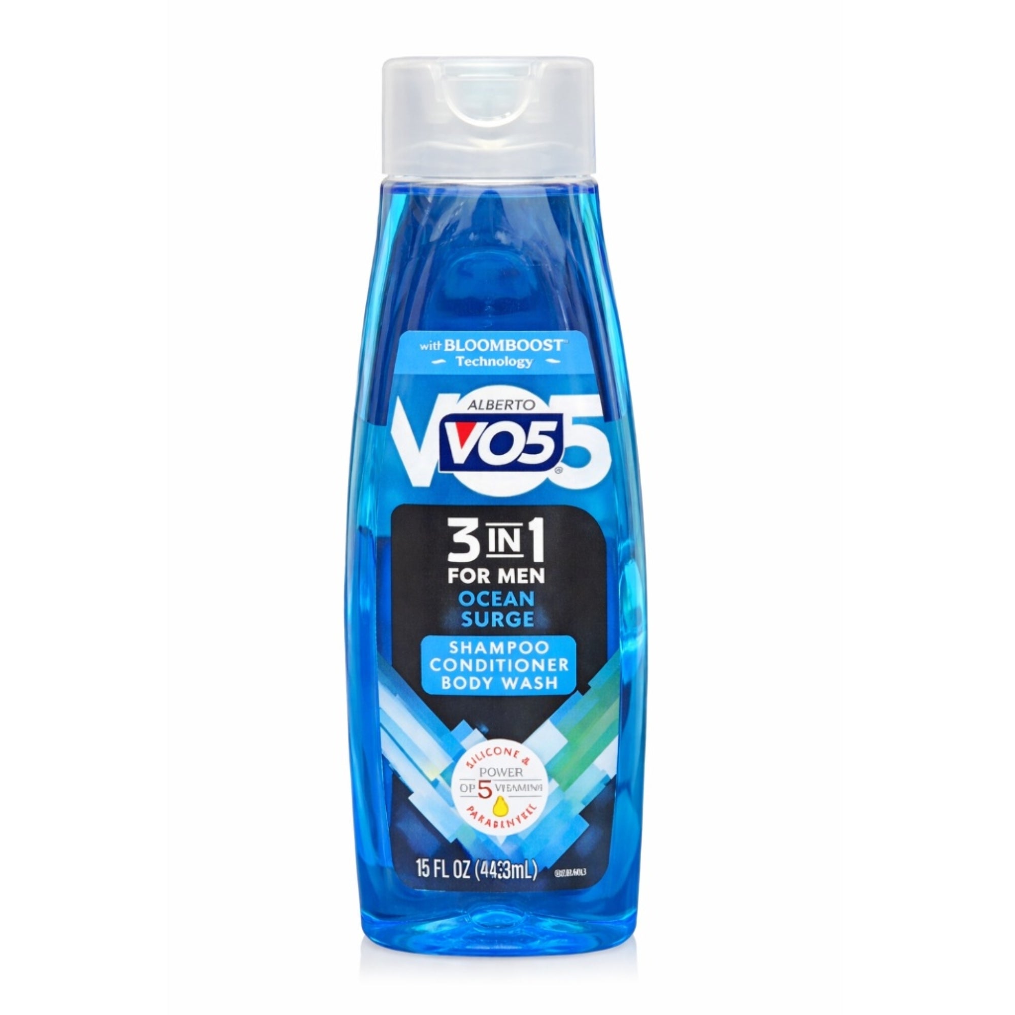15 oz Alberto VO5 3 in 1 Men Ocean Surge Shampoo Body Wash main product image