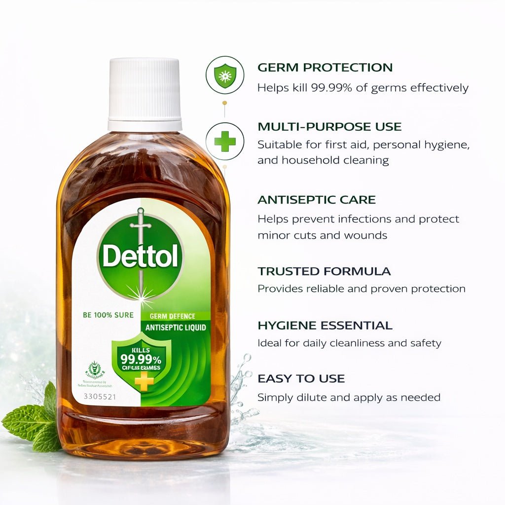 Dettol Antiseptic Liquid – Germ Protection Solution product detail image