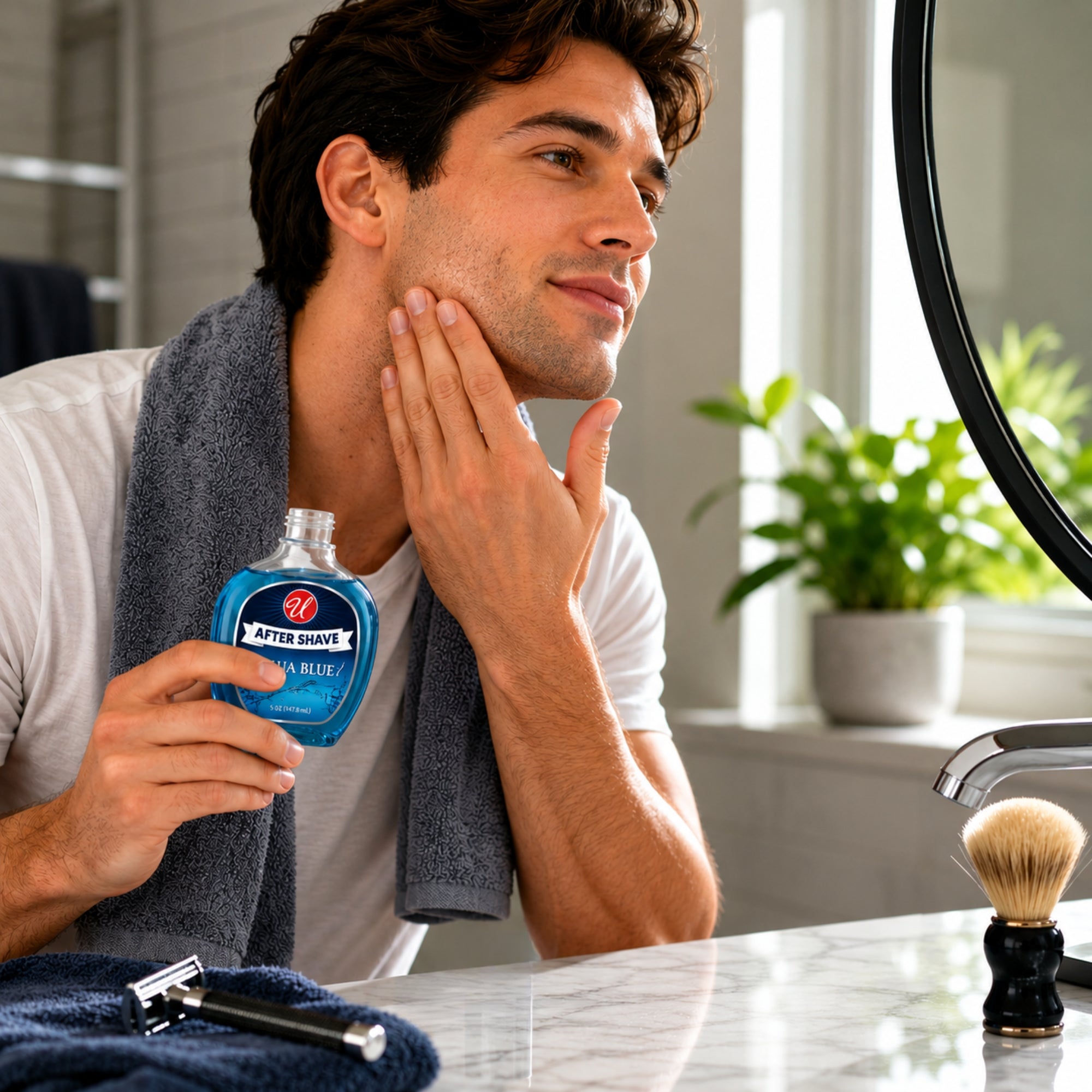 U Aqua Blue Refreshing After Shave Splash