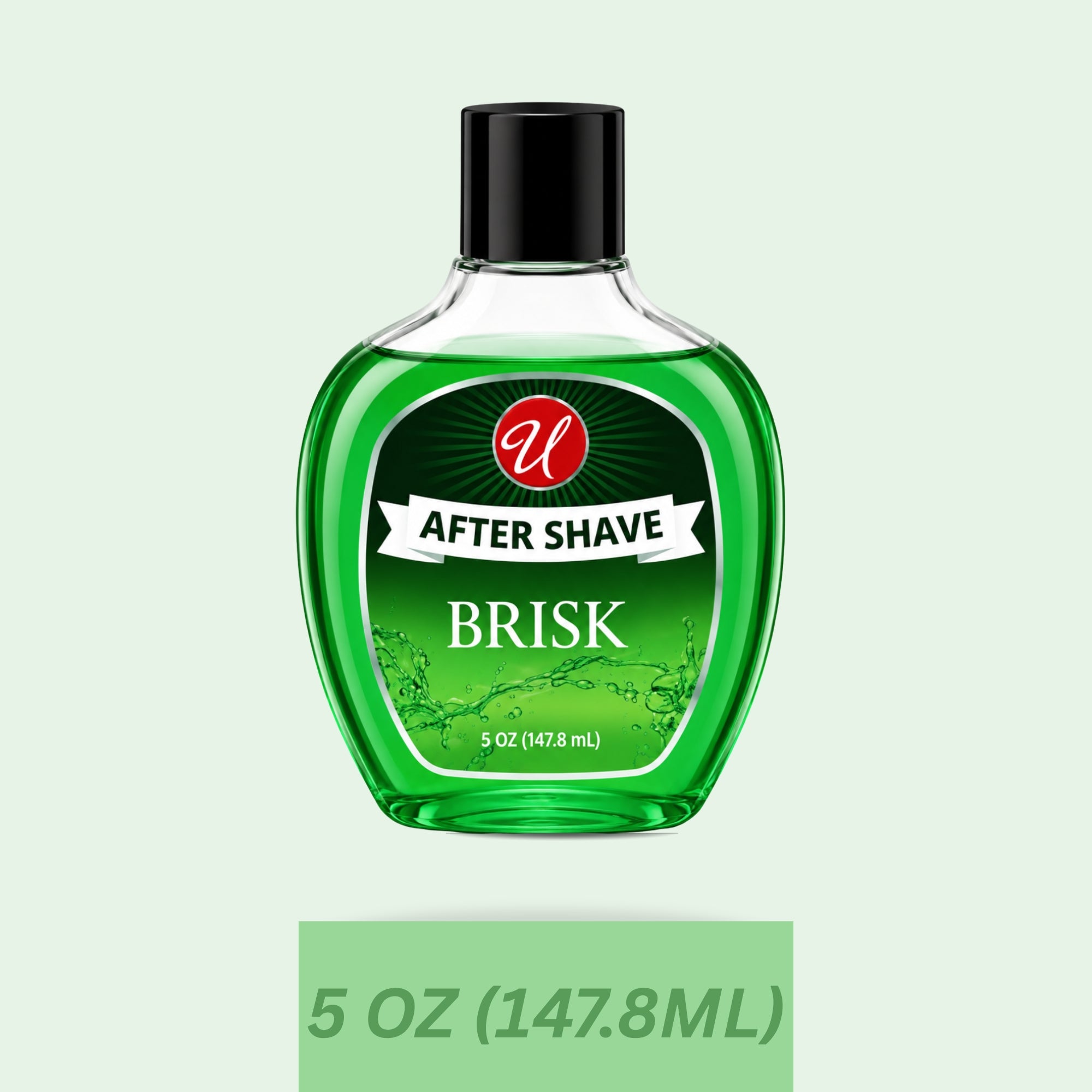 U Brisk Cooling After Shave Splash 5oz