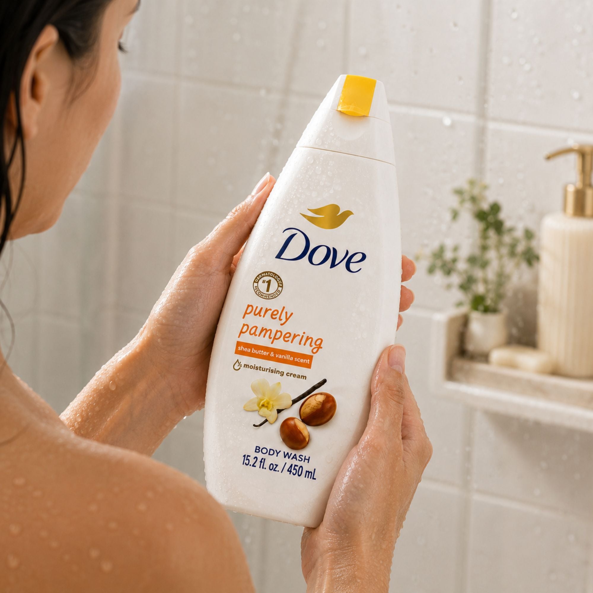 Dove Purely Pampering shea butter and vanilla scented moisturizing body wash