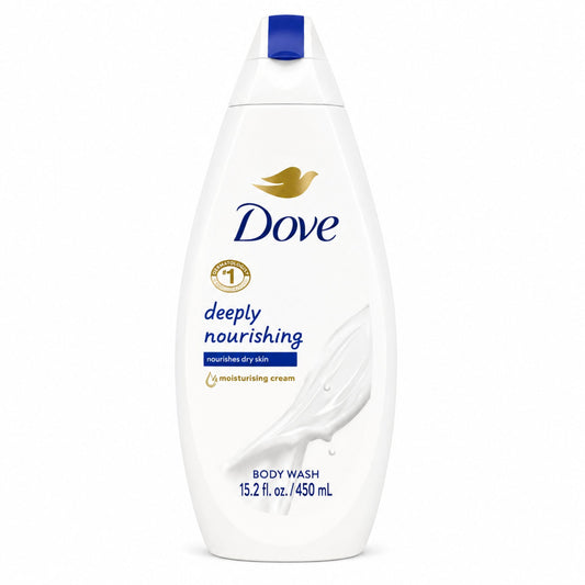 Dove Deeply Nourishing moisturizing body wash for dry skin 15.2 fl oz