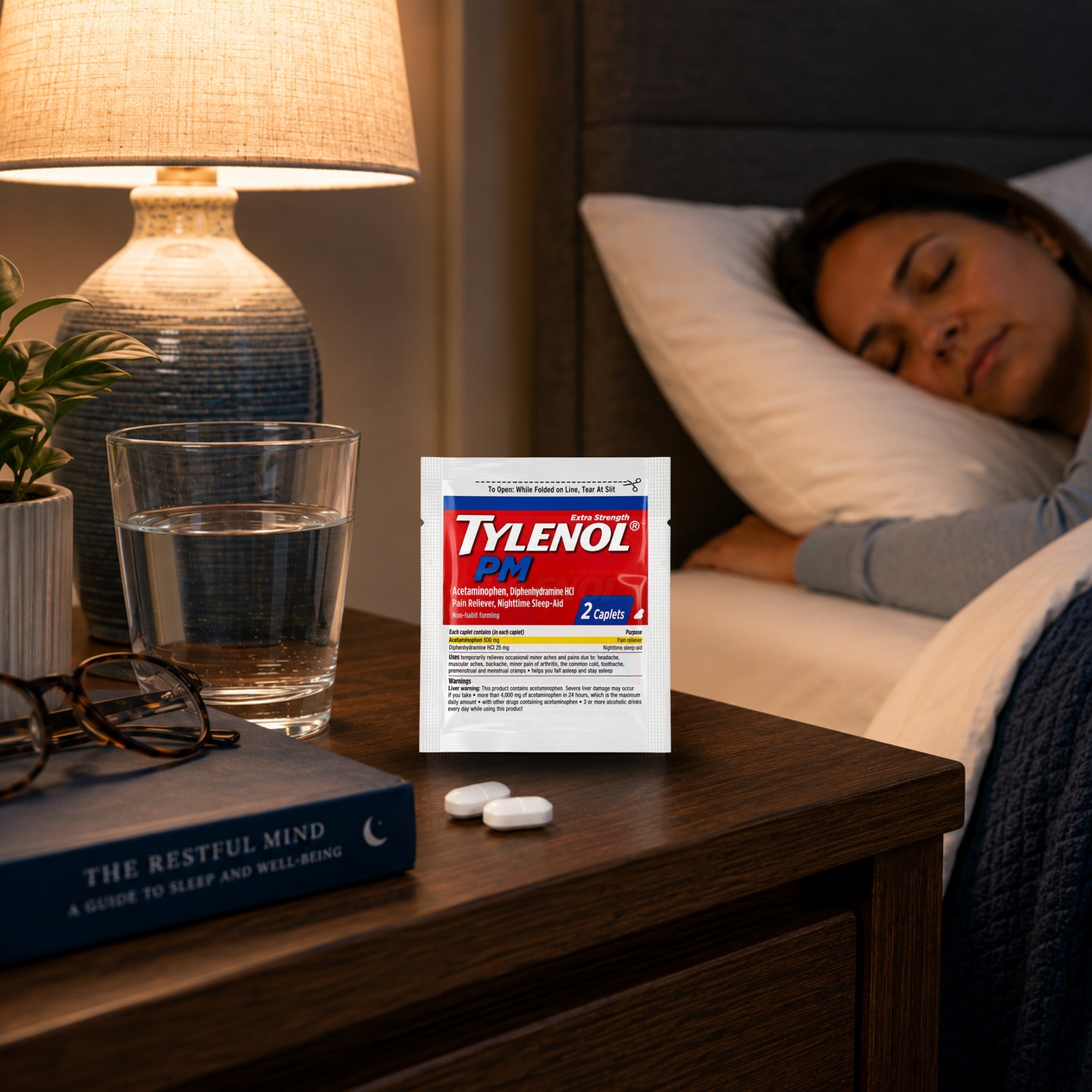 Tylenol PM Nighttime Pain Relief Caplets