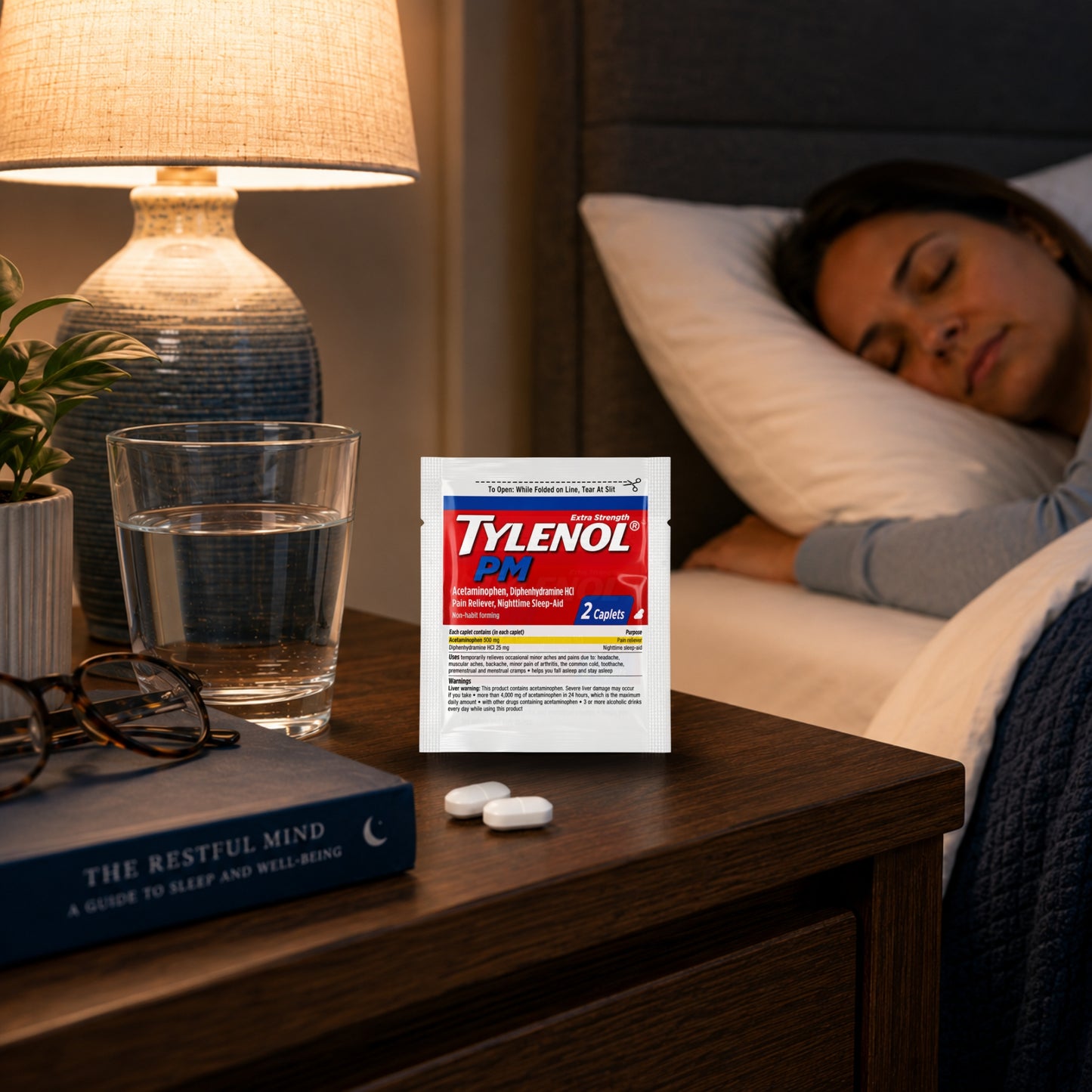 Tylenol PM Nighttime Pain Relief Caplets