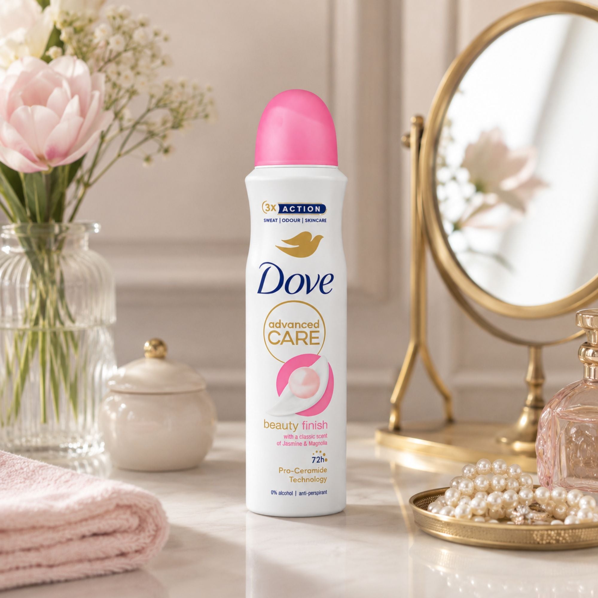 Dove Advanced Care Deodorant Spray Beauty Finish 48H