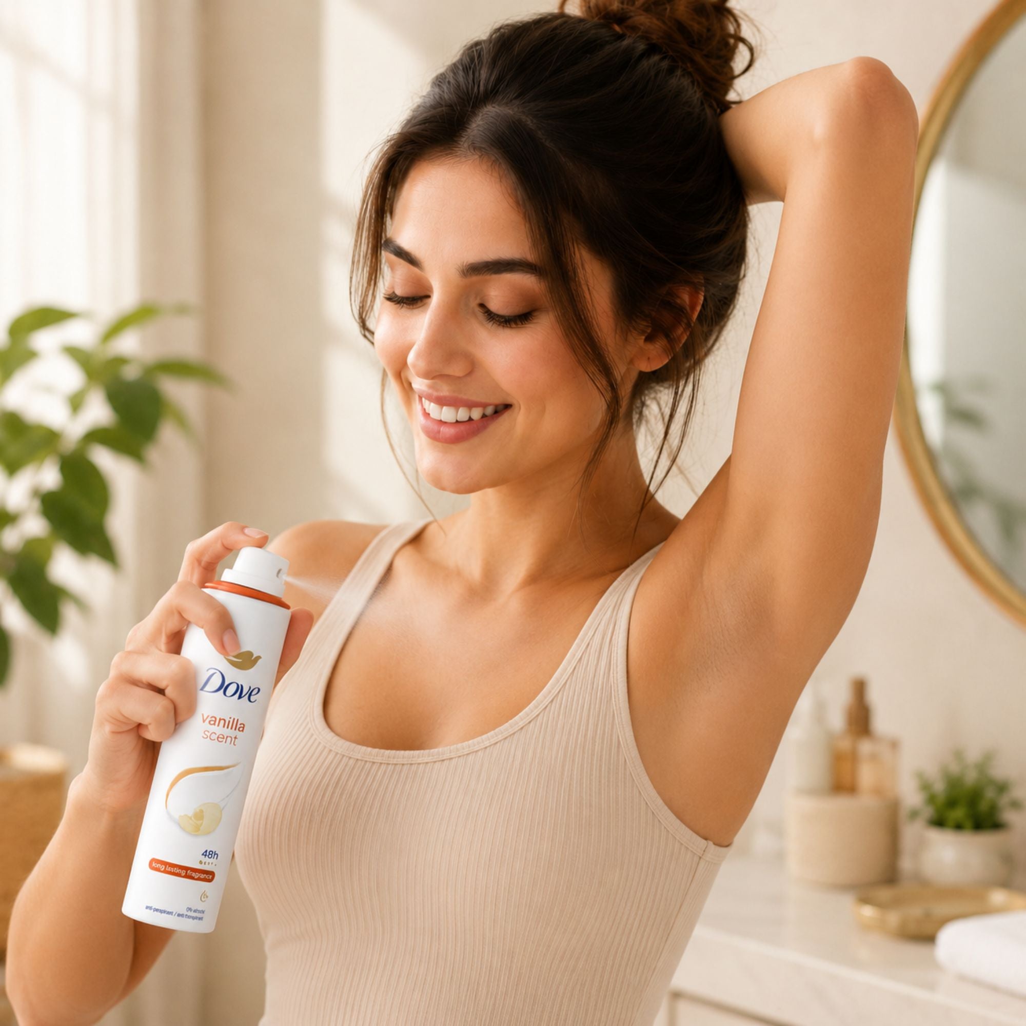 Dove Vanilla Antiperspirant Deodorant Spray Freshness