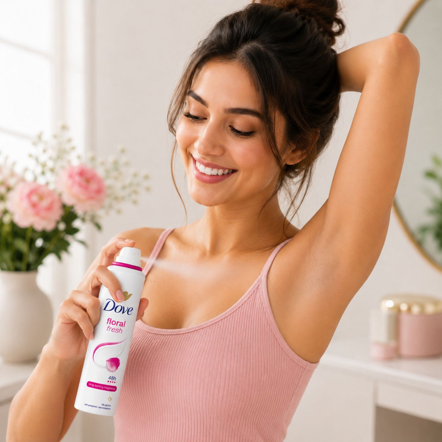 Dove Floral Fresh Scent Antiperspirant Deodorant Spray